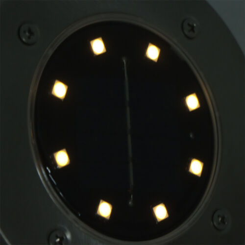 12 Pack Solar Ground Lights 8 LED Garden Lights Solar Powered For Patio Pathway - Picture 15 of 20