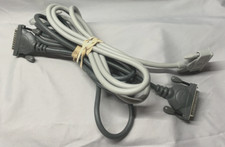 Lot of 2 DB25 Male to Male 25 Pin Serial Cabl...