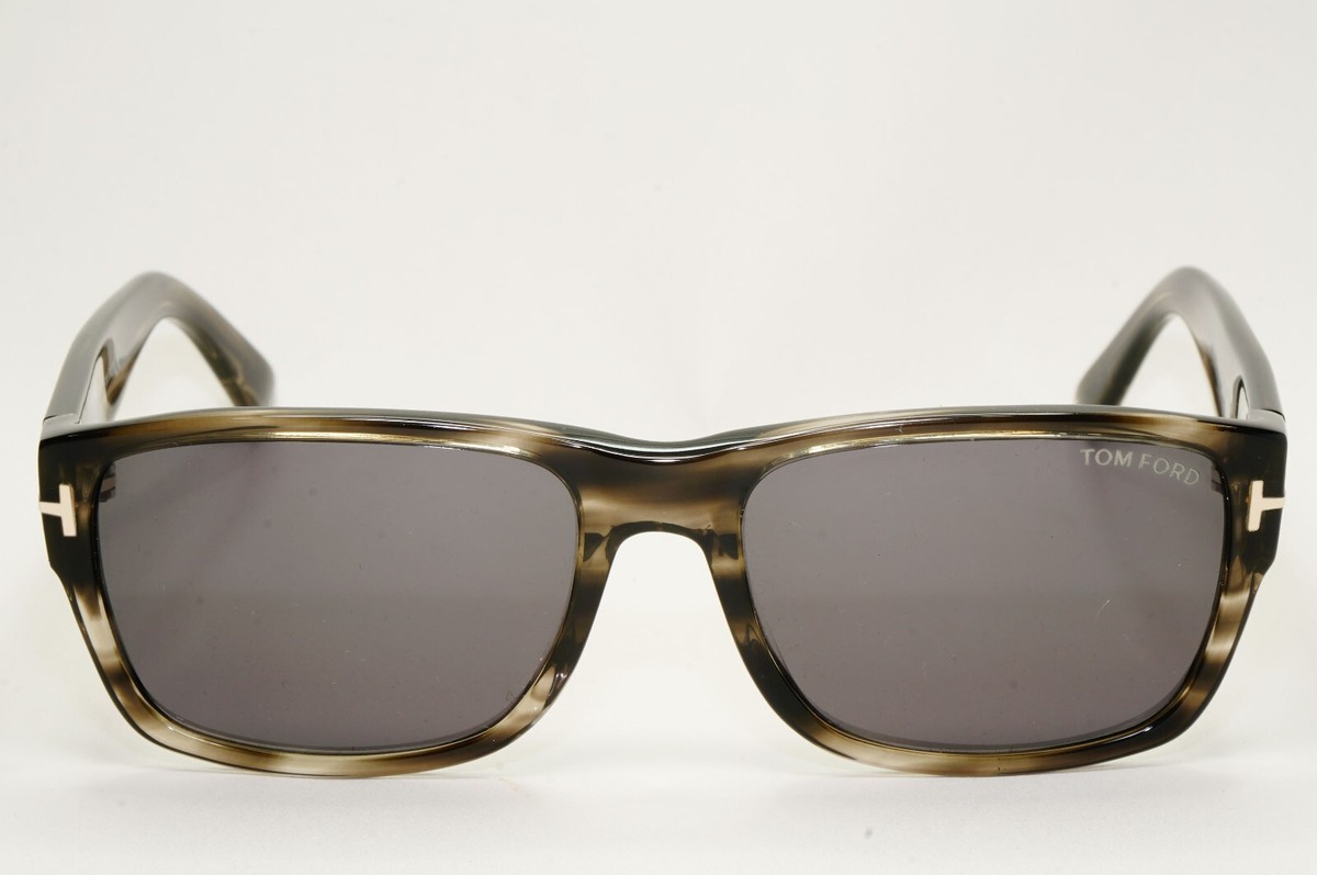 Tom Ford Sunglasses Mason Grey Brown Marble Tortoise Square TF 445