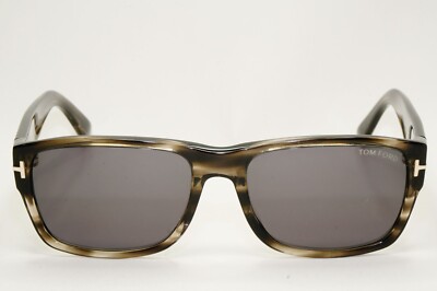 Tom Ford Sunglasses Mason Grey Brown Marble Tortoise Square TF 445
