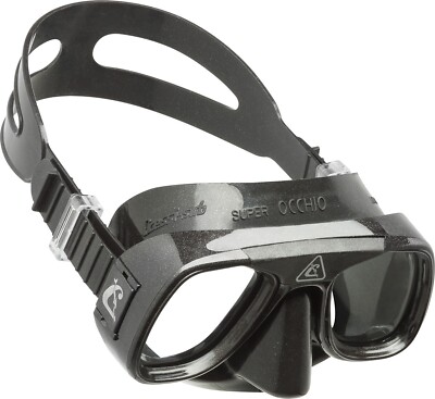 Cressi Superocchio Dive / Snorkel / Freediving Mask, Black