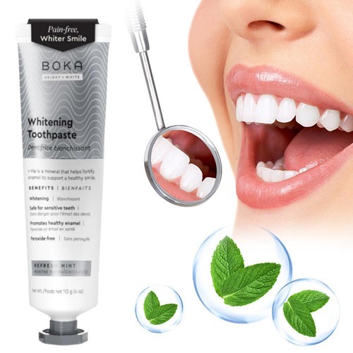 Boka Fluoride Free Toothpaste - Nano Hydroxyapatite Remineralizing Sensitive UK - Picture 8 of 12