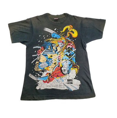 Vintage 1992 Marvel Comic Images Wolverine vs Omega-Red T-shirt X