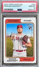 2023 Topps Herritage Graham Ashcraft #383 (ROOKIE) PSA 10 GEM MINT (RARE Pop 1)