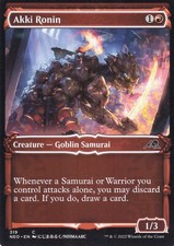 2X AKKI RONIN SHOWCASE 319 NEON DYNASTY MTG MAGIC NM X2 (yourdeckbuilder)
