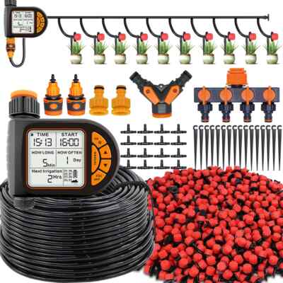 Smart Garden Timer Irrigation Set Waterproof LCD Automatic Watering Controller