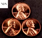 1965+1966+1967 Lincoln Memorial Penny Cent Lot - Gem SMS (Proof Like) - 3 Coins