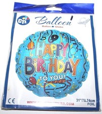CTI Happy Birthday Balloon - Pick Your Design Size