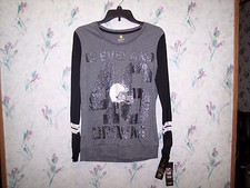 CLEVELAND BROWNS 1946 OFFICIAL NFL TEAM SHIRT SIZE JUNIORS LARGE 11/13 BRAND NEW