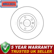 Borg & Beck Front 1x Brake Disc Fits VW Passat Audi A4 A6 Seat Exeo Skoda Superb
