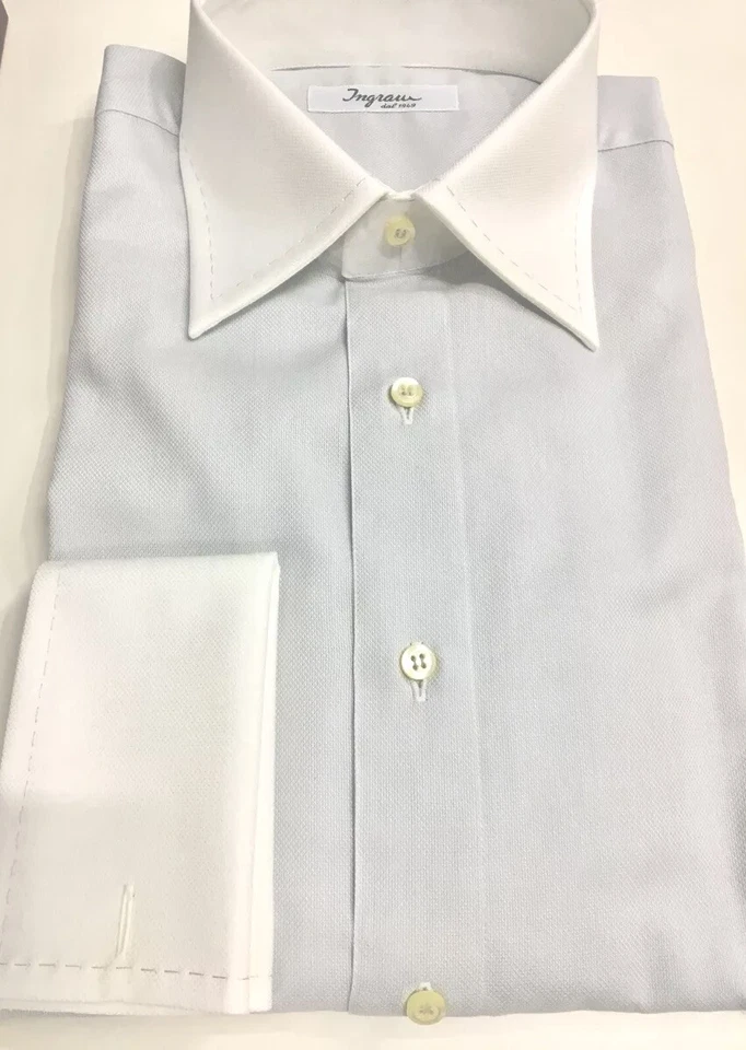 CAMICIA UOMO FIRMATA  INGRAM  CERIMONIA ELEGANTE SPORTIVA - Immagine 2 di 4