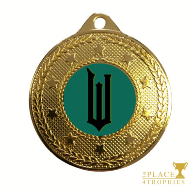 Böse Medaille Hexe Film Musical Gold Award 50 mm KOSTENLOSE Bandgravur UK P&P