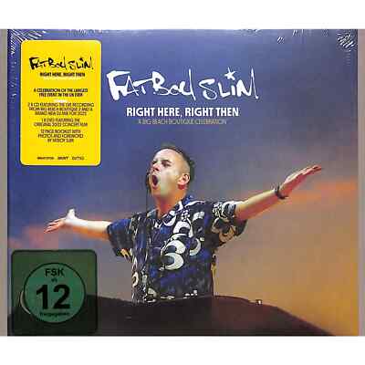 Fatboy Slim / RIGHT HERE, RIGHT THEN (2CD+DVD) Digipak / Skint Records / 405053