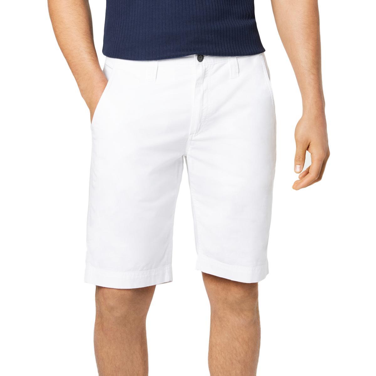 INC Мужские повседневные шорты Derryl White Chambray Regular Fit 31 BHFO 4402 3390₽