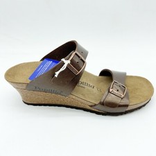 Papillio Birkenstock Dorothy Graceful Toffee Wedge Sandals Narrow Fit