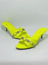  890 Balenciaga Women's Cagole Buckle Stud Slide Sandals size 38