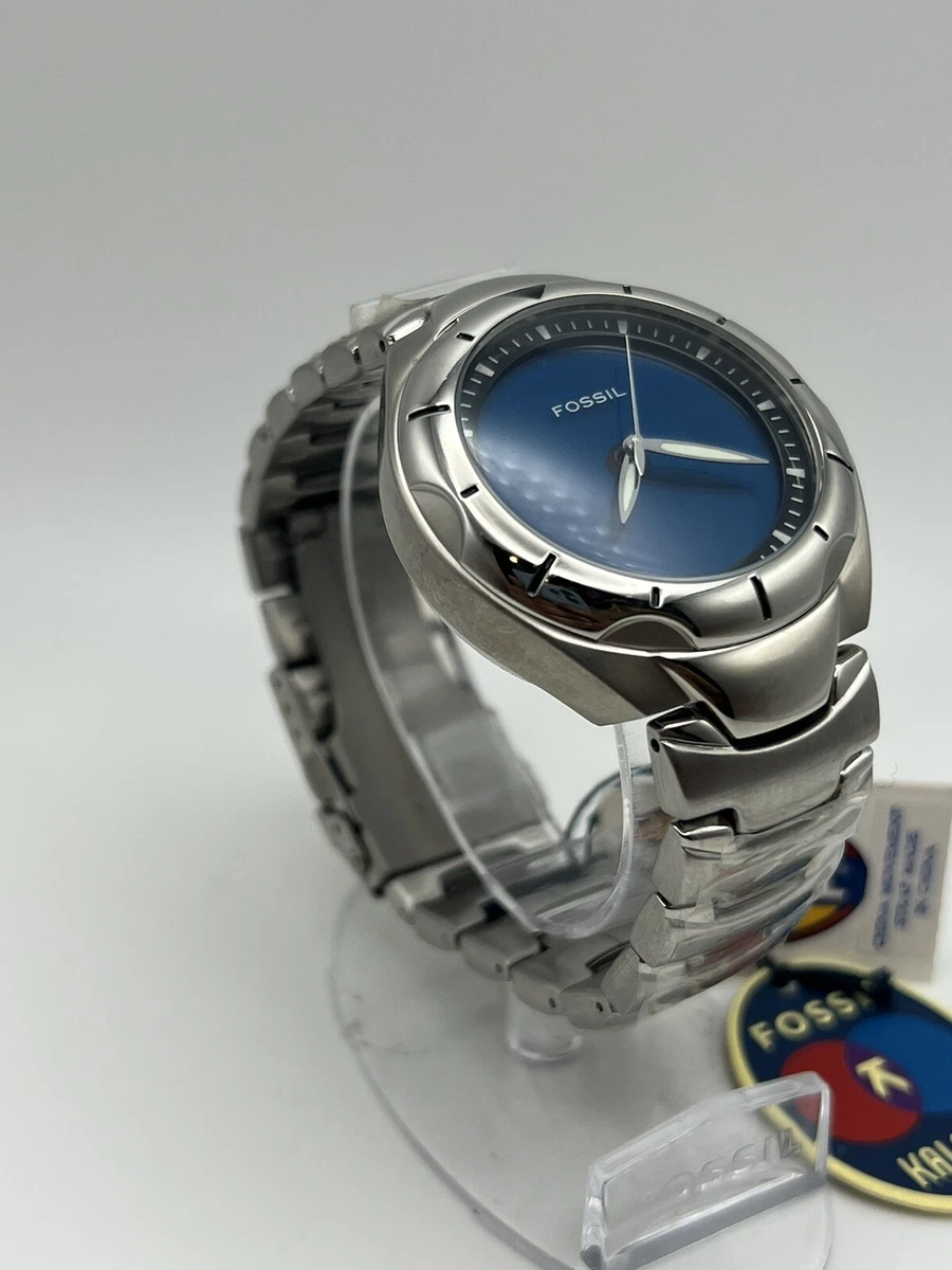 Fossil big tic watch hotsell blue
