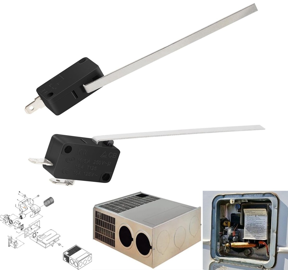 Switch right本体のみ 232261 Sail Switch Kit For Suburban SF Series RV Flame Furnace SF