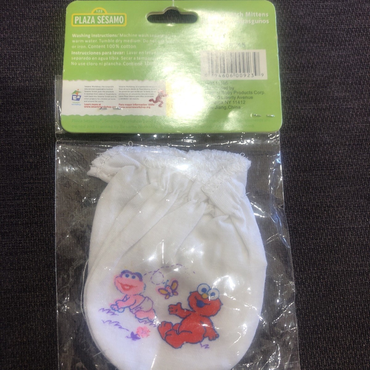 Plaza sesamo infant scratch mittens 0+ month | eBay