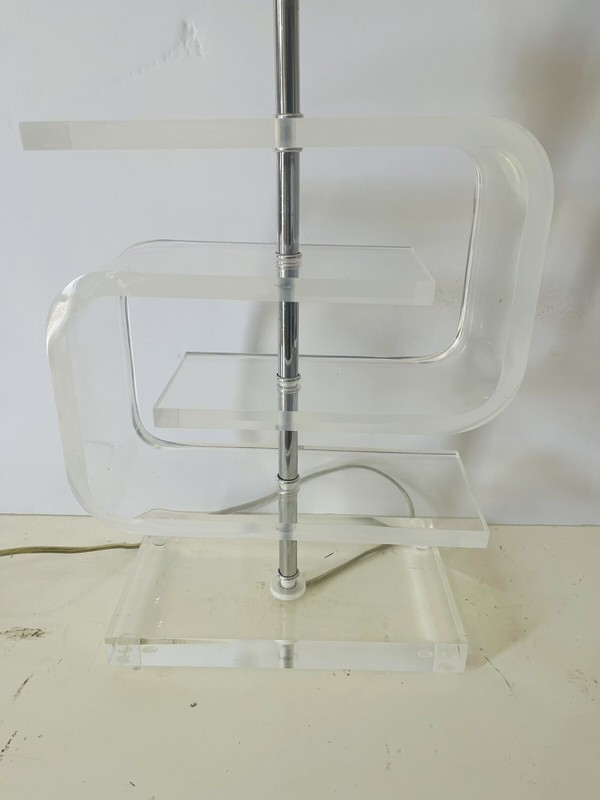 Vintage 70/80s Lucite/acrylic Lamp
