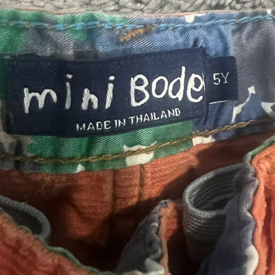 Pantalones cortos ligeros de pana Mini Boden para niños, NARANJA, 100 % algodón, talla 5 Y Foto 4 de 4