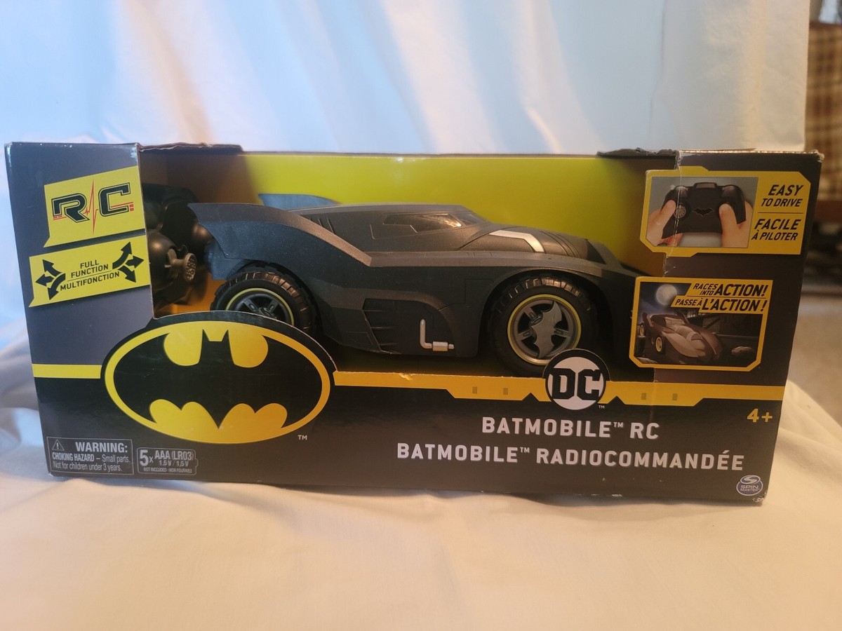 Batman Keaton Batmobile Wireless Remote Control Car Spinmaster DC
