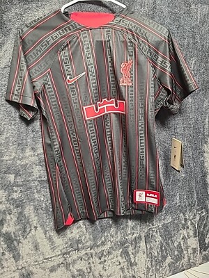 Women's M Nike LeBron Liverpool FC Dri Fit Stadium Soccer Jersey FD0629-061