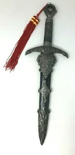 18"  Robin Hood of Locksley Sword Blade w Sheath Tassel Medieval Crusader Knight