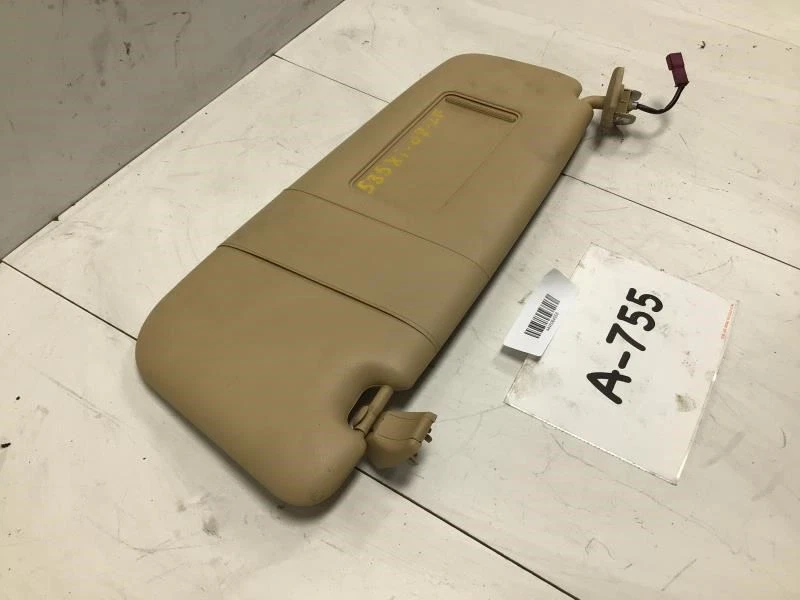 BMW 535XI 2008 parasol delantero izquierdo del lado del conductor parasol con espejo OEM+ Foto 3 de 4