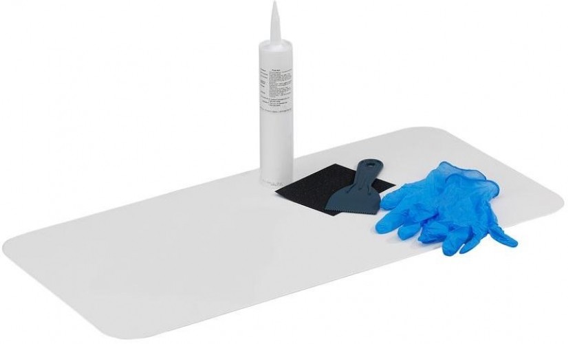 Bathtub Floor Repair Inlay Kit 16 in. x 40 in. Fix Cracked Leaky