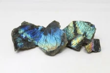Natural Labradorite Slab, Rough Labradorite Crystals, High Flash, Labradorite
