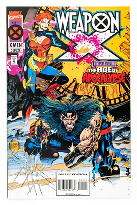 Weapon X #1-4 Set (1995 Marvel) Age of Apocalypse! Wolverine Jean