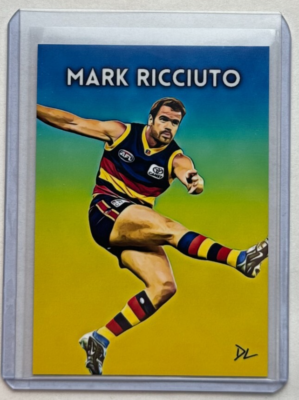 ADELAIDE CROWS お皿❤ Mark Ricciuto Limited Edition Artist Signed 