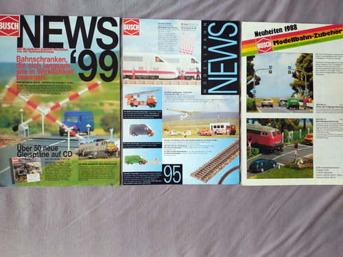 13x Busch-Neuheitenblätter und Kataloge 1988 bis 2012 - Bild 5 von 5