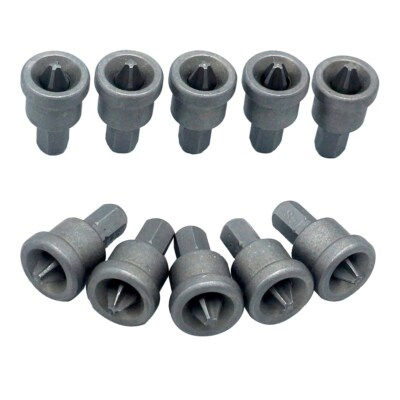 Trockenbauschraube Bit Set PH2 Kreuzschlitzbohrer verstellbarer Tiefenstopp 10 Stck.