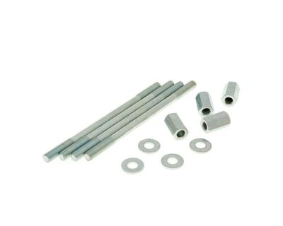 Stehbolzensatz Zylinder mit Muttern M7x120mm für Derbi EBE EBS