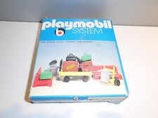 Playmobil 3206 Koffer Gepäck Rollwagen Transport Flughafen Bahnhof (NEU)