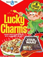 1978 Lucky Charms Star Wars Cereal High Quality Metal Magnet 3 x 4 inches 9325