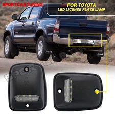 2x White Full LED License Plate Lights Rear Tag Lamp For 1995-2004 Toyota Tacoma