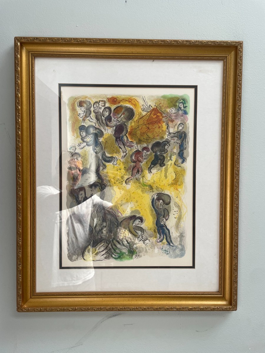 Original MARC CHAGALL LITHOGRAPH EXODUS 