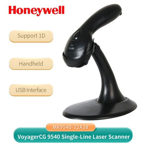 Honeywell Voyager MK9540-32A38 Single Line Laser 1D Barcode Scanner USB + Stand - Picture 8 of 9