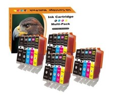 20 D&C TINTE PATRONEN zu Canon Pixma PGI-525 CLI-526 iP4800 iP4850 iP4900 iP4950