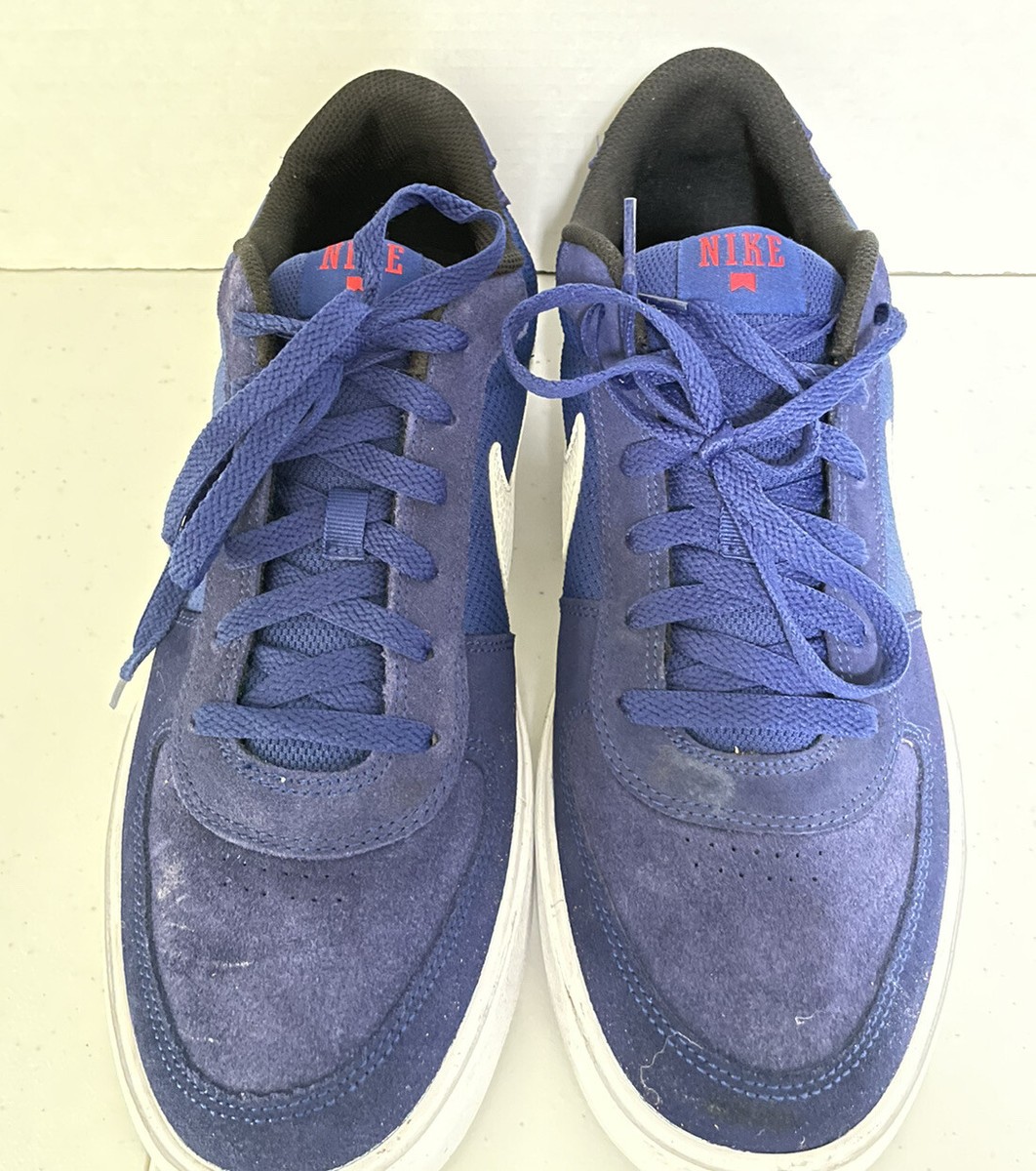 navy blue suede nikes