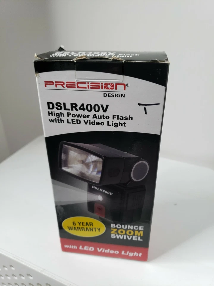 Precision Design High Power Auto Flash with LED Video Light-DSLR400V - Image 2 of 4