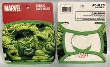 HULK Marvel Adult Size Fabric Face Cover Face Mask  FREE SHIPPING 