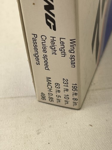 SCHABAK DIECAST 1:600 SCALE " BOEING 747-300" 921/33b - Picture 3 of 6
