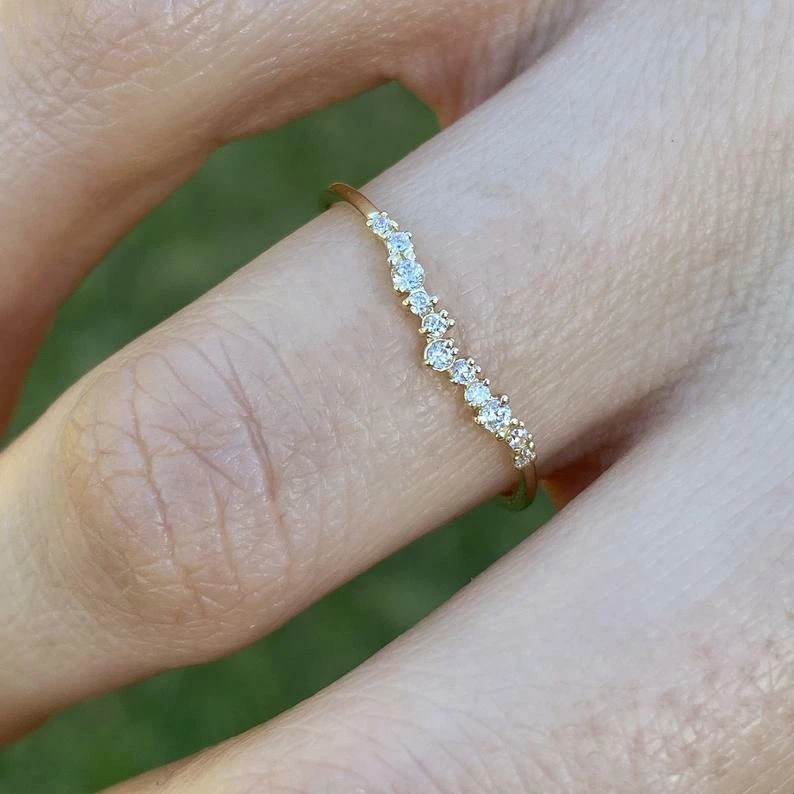 Minimalist gold hotsell ring