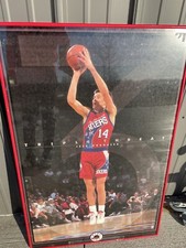 Rare Jeff Hornacek Triple Threat Nike Poster Sixers 5358 NL *Frame not Included*