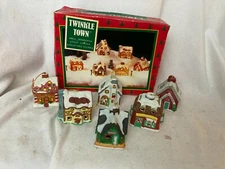 Twinkle Town Bell Ornament Light Covers Collectible Houses