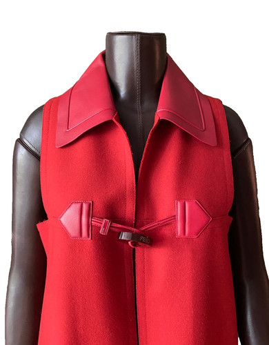 AUT. FENDI stylish Vest-coat, size 42 IT. Wool- Cachmere , RRP 1700 $